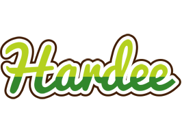 Hardee golfing logo