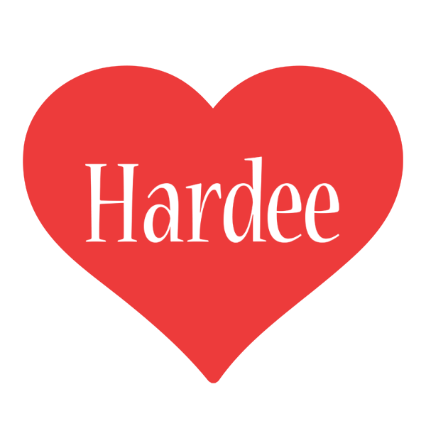 Hardee love logo