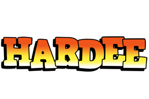 Hardee sunset logo