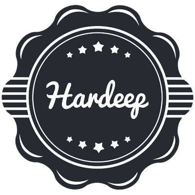 Hardeep badge logo