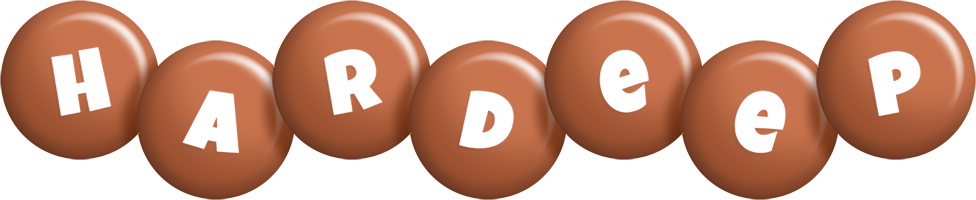 Hardeep candy-brown logo