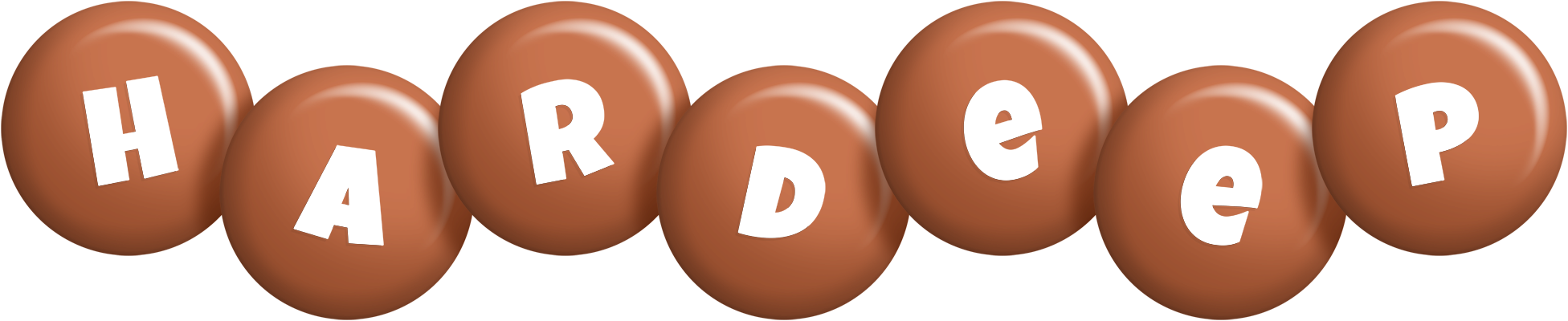 Hardeep candy-brown logo