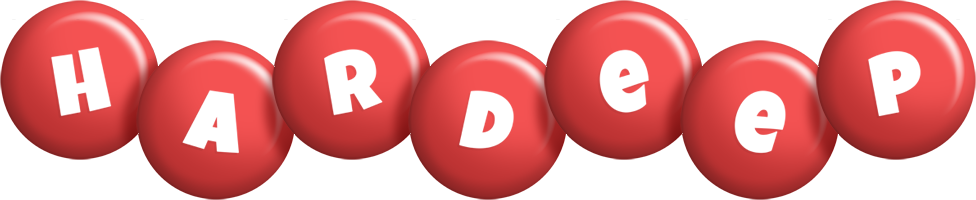 Hardeep candy-red logo