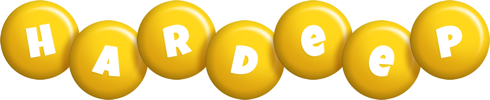 Hardeep candy-yellow logo
