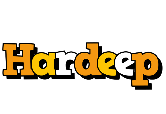 Hardeep cartoon logo