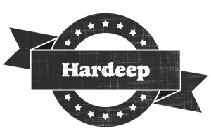 Hardeep grunge logo