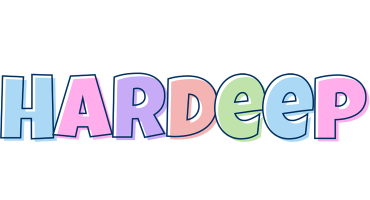 Hardeep pastel logo