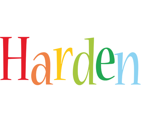 Harden birthday logo