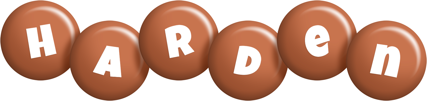 Harden candy-brown logo