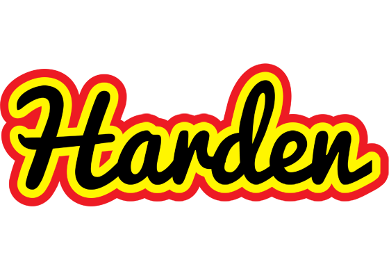 Harden flaming logo