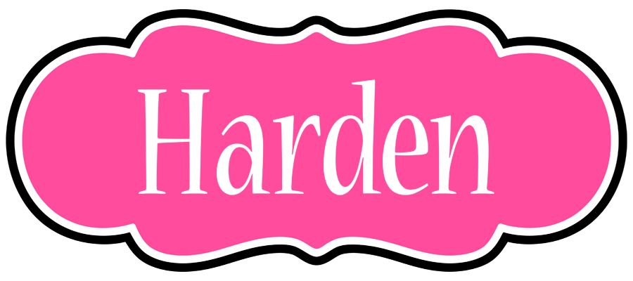 Harden invitation logo
