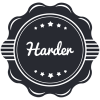 Harder badge logo