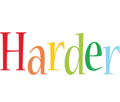 Harder birthday logo