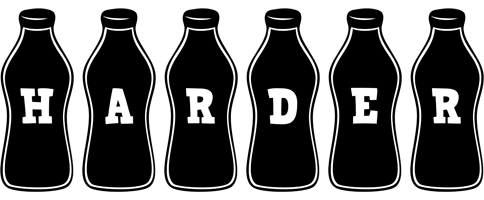 Harder bottle logo