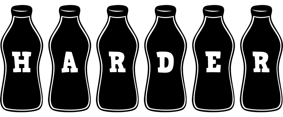 Harder bottle logo