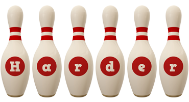 Harder bowling-pin logo