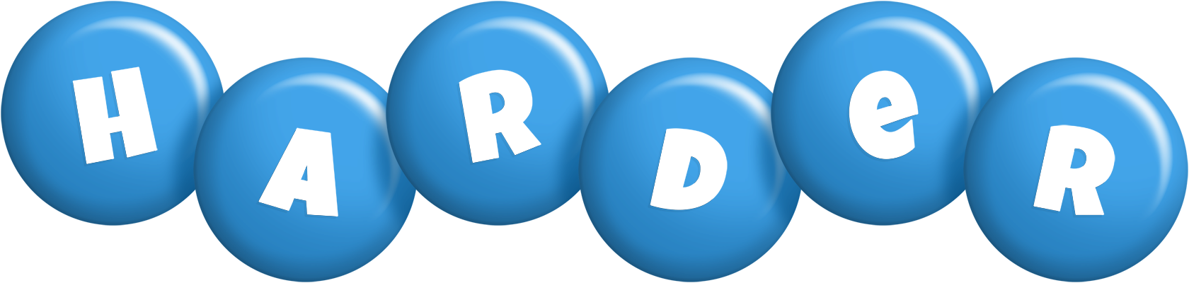 Harder candy-blue logo
