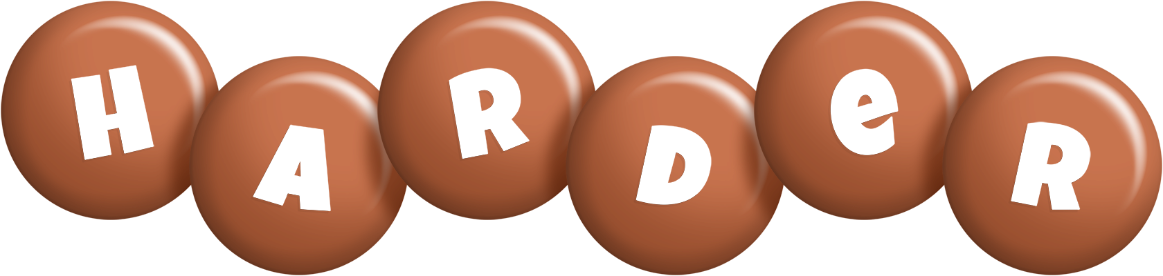 Harder candy-brown logo