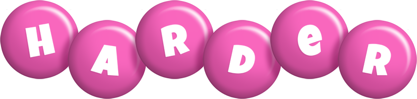 Harder candy-pink logo