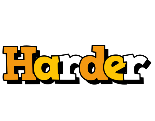 Harder cartoon logo