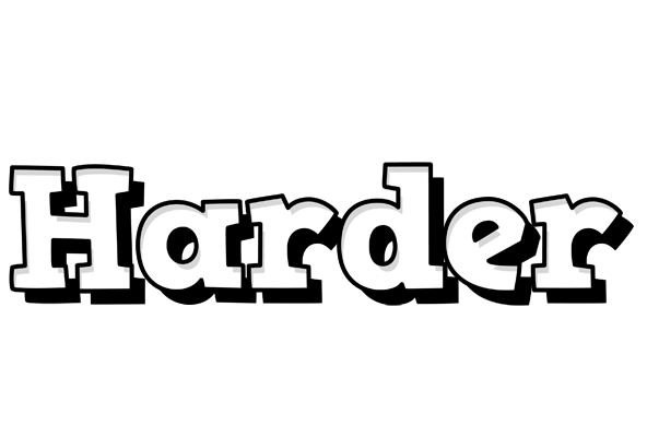 Harder snowing logo