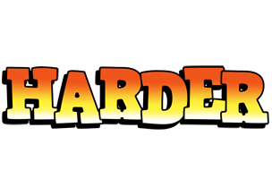 Harder sunset logo