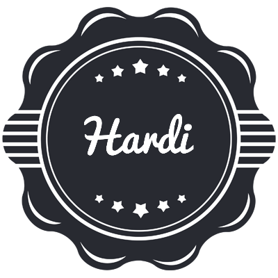Hardi badge logo