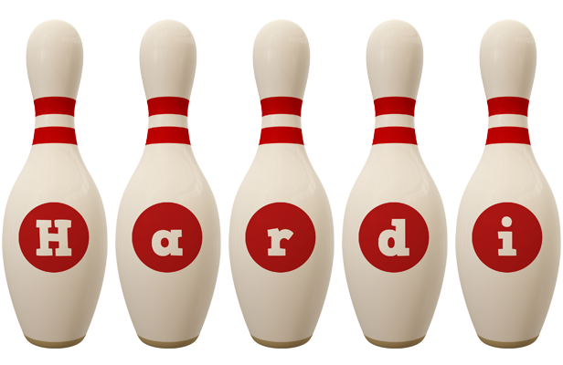 Hardi bowling-pin logo