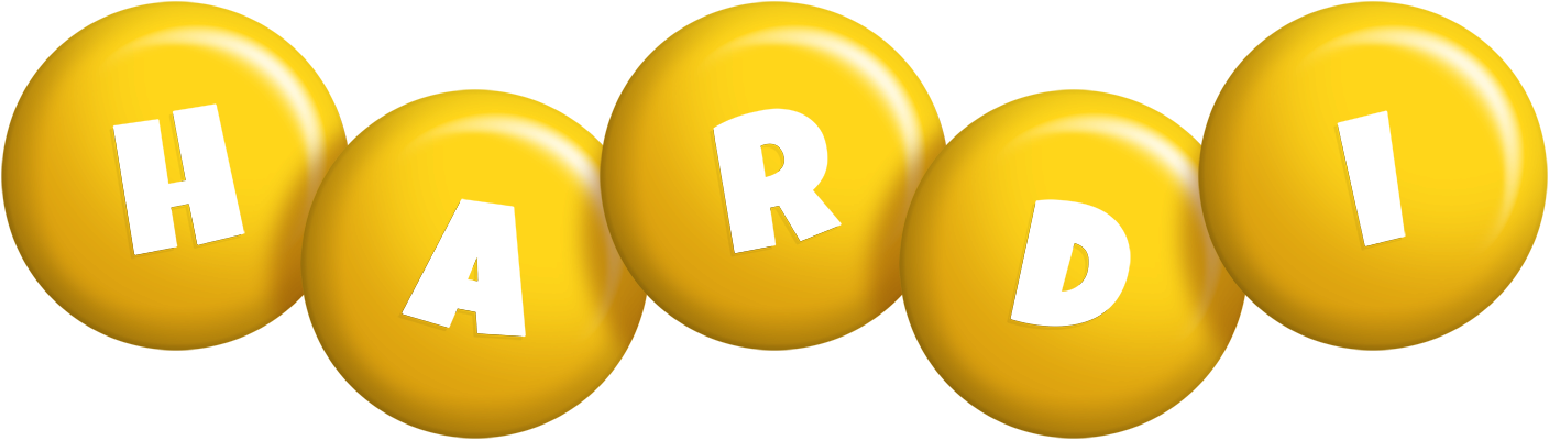 Hardi candy-yellow logo