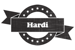 Hardi grunge logo