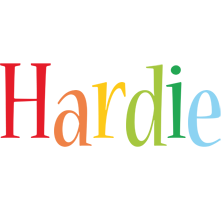 Hardie birthday logo