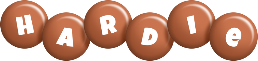 Hardie candy-brown logo