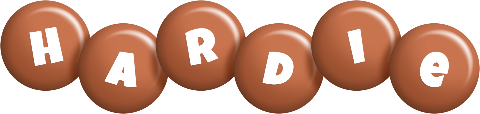 Hardie candy-brown logo