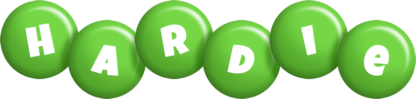 Hardie candy-green logo