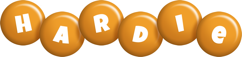 Hardie candy-orange logo