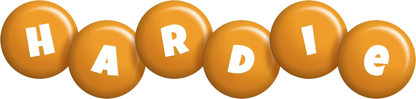 Hardie candy-orange logo