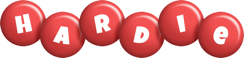 Hardie candy-red logo