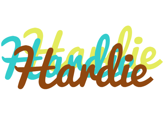 Hardie cupcake logo
