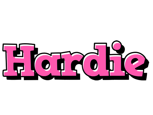 Hardie girlish logo