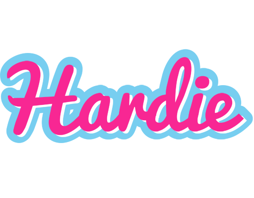 Hardie popstar logo