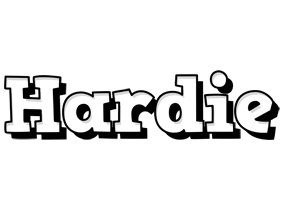 Hardie snowing logo