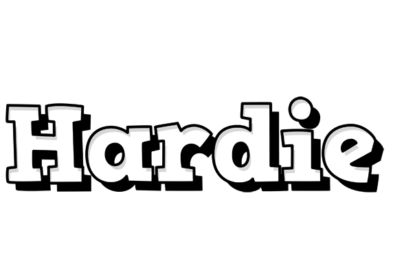 Hardie snowing logo