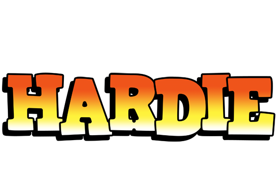 Hardie sunset logo