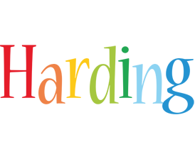 Harding birthday logo