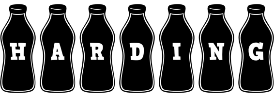 Harding bottle logo