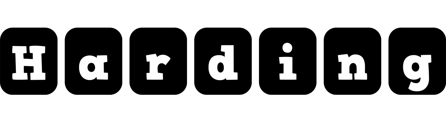 Harding box logo