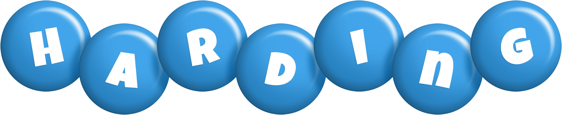 Harding candy-blue logo