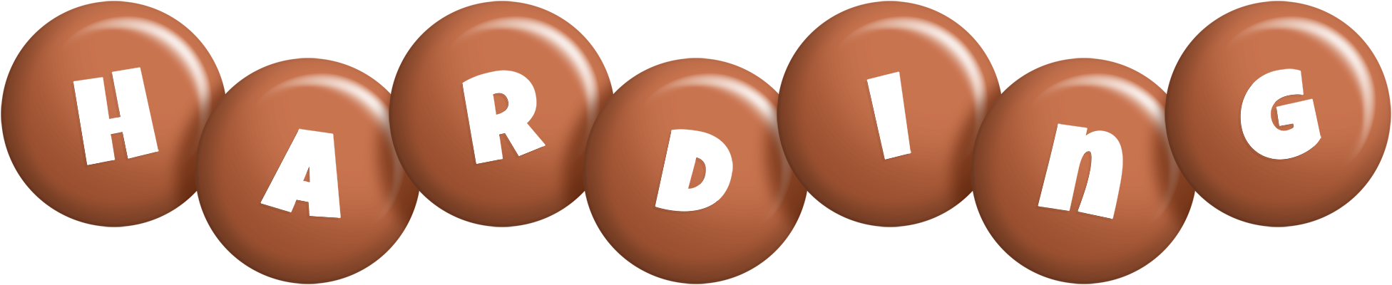 Harding candy-brown logo