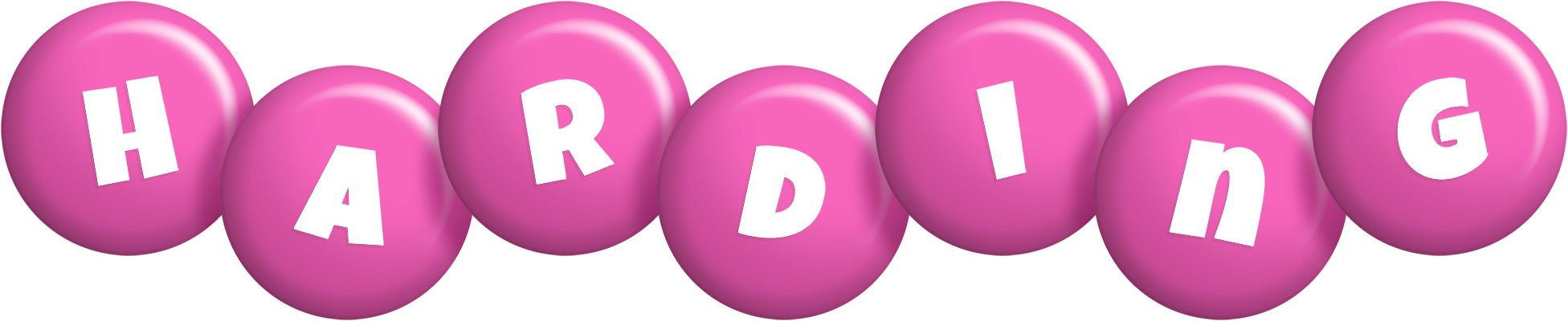 Harding candy-pink logo