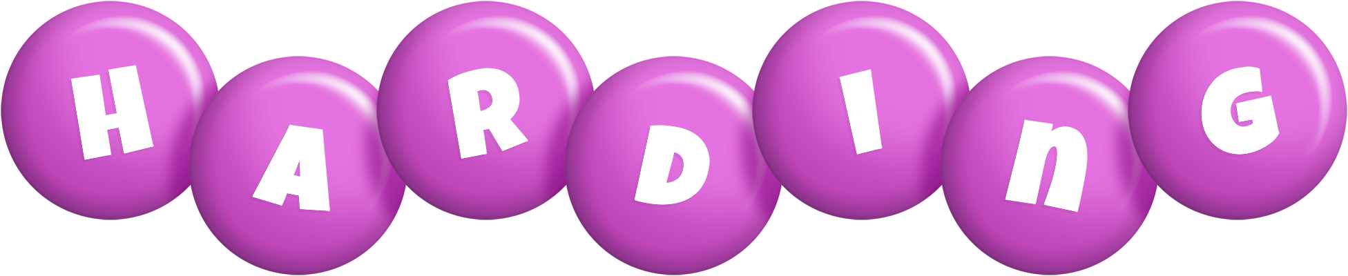 Harding candy-purple logo